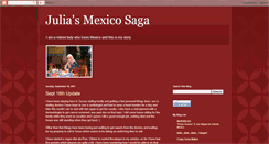 Desktop Screenshot of juliasmexicosaga.blogspot.com