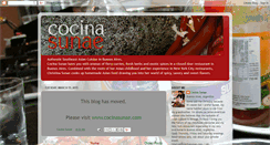 Desktop Screenshot of cocinasunae.blogspot.com