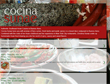 Tablet Screenshot of cocinasunae.blogspot.com