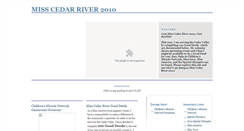 Desktop Screenshot of misscedarriver2010.blogspot.com
