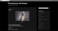 Desktop Screenshot of persistenciadeltiempo.blogspot.com