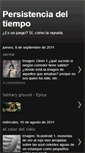 Mobile Screenshot of persistenciadeltiempo.blogspot.com