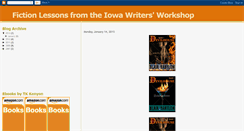 Desktop Screenshot of fictionlessons.blogspot.com