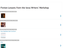 Tablet Screenshot of fictionlessons.blogspot.com