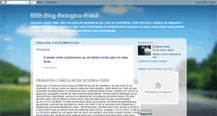 Desktop Screenshot of bbb-blog-biologico-brasil.blogspot.com