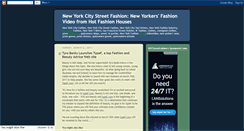 Desktop Screenshot of nycstreetfashion.blogspot.com