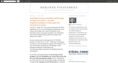 Desktop Screenshot of berliner-finanzbrief.blogspot.com