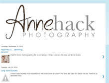 Tablet Screenshot of annehackphotography.blogspot.com