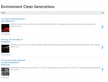 Tablet Screenshot of environment-clean-generations.blogspot.com