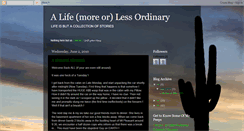 Desktop Screenshot of life-more-or-less-ordinary.blogspot.com