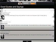 Tablet Screenshot of goodquotesandsayings.blogspot.com