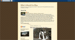 Desktop Screenshot of mikesliberalcarblog.blogspot.com