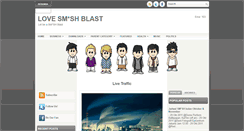 Desktop Screenshot of lovesmashblast.blogspot.com