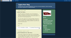 Desktop Screenshot of cognosnow.blogspot.com
