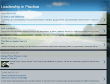 Tablet Screenshot of leadershipinpractice.blogspot.com