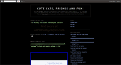 Desktop Screenshot of cutecatsfriendsandfun.blogspot.com