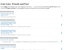 Tablet Screenshot of cutecatsfriendsandfun.blogspot.com