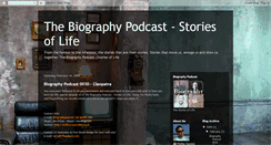 Desktop Screenshot of biographypodcast.blogspot.com