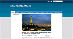Desktop Screenshot of nguyenquang36.blogspot.com