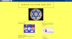 Desktop Screenshot of jewishcultureandart.blogspot.com