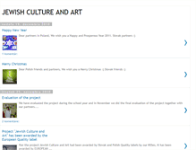 Tablet Screenshot of jewishcultureandart.blogspot.com