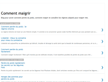 Tablet Screenshot of comment-maigrir-vite.blogspot.com