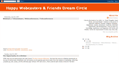 Desktop Screenshot of happy-webcasters-dreamcircle.blogspot.com