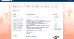 Desktop Screenshot of ericaeouniverso.blogspot.com