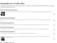 Tablet Screenshot of escapadesofacraftymom.blogspot.com