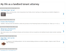 Tablet Screenshot of mylifeasalandlordtenantattorney.blogspot.com