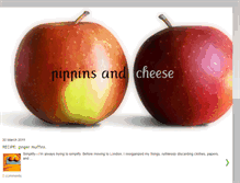 Tablet Screenshot of pippinsandcheese.blogspot.com