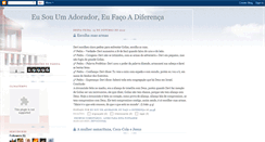 Desktop Screenshot of eusouumadoradoreufacoadiferenca.blogspot.com