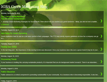 Tablet Screenshot of greenmarkter.blogspot.com