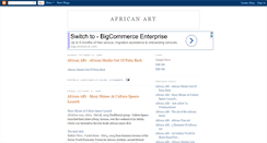 Desktop Screenshot of africanartspot.blogspot.com