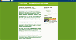 Desktop Screenshot of prevencionciudadana.blogspot.com