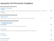 Tablet Screenshot of prevencionciudadana.blogspot.com