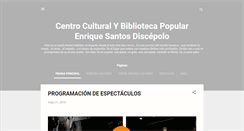 Desktop Screenshot of culturaldiscepolo.blogspot.com