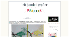 Desktop Screenshot of lefthandedstamper.blogspot.com