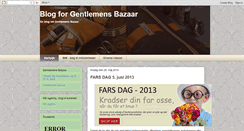 Desktop Screenshot of gentlemens-bazaar.blogspot.com