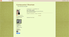 Desktop Screenshot of cuentacuentos-olivenhain.blogspot.com