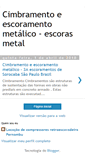 Mobile Screenshot of cimbramentoescoramentometalico.blogspot.com