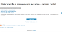 Tablet Screenshot of cimbramentoescoramentometalico.blogspot.com