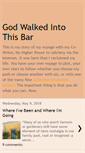 Mobile Screenshot of godwalkedintothisbar.blogspot.com