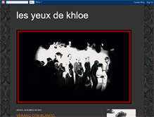 Tablet Screenshot of lesyeuxdekhloe.blogspot.com