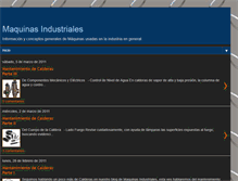 Tablet Screenshot of lasmaquinasindustriales.blogspot.com