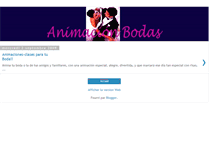 Tablet Screenshot of animacionbodas.blogspot.com