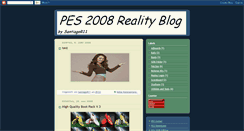 Desktop Screenshot of pes2008reality.blogspot.com