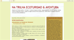 Desktop Screenshot of caminhadasnatrilha.blogspot.com