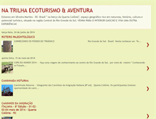 Tablet Screenshot of caminhadasnatrilha.blogspot.com