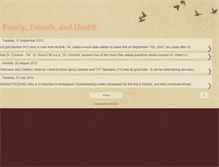Tablet Screenshot of familyfriendsandhealth.blogspot.com